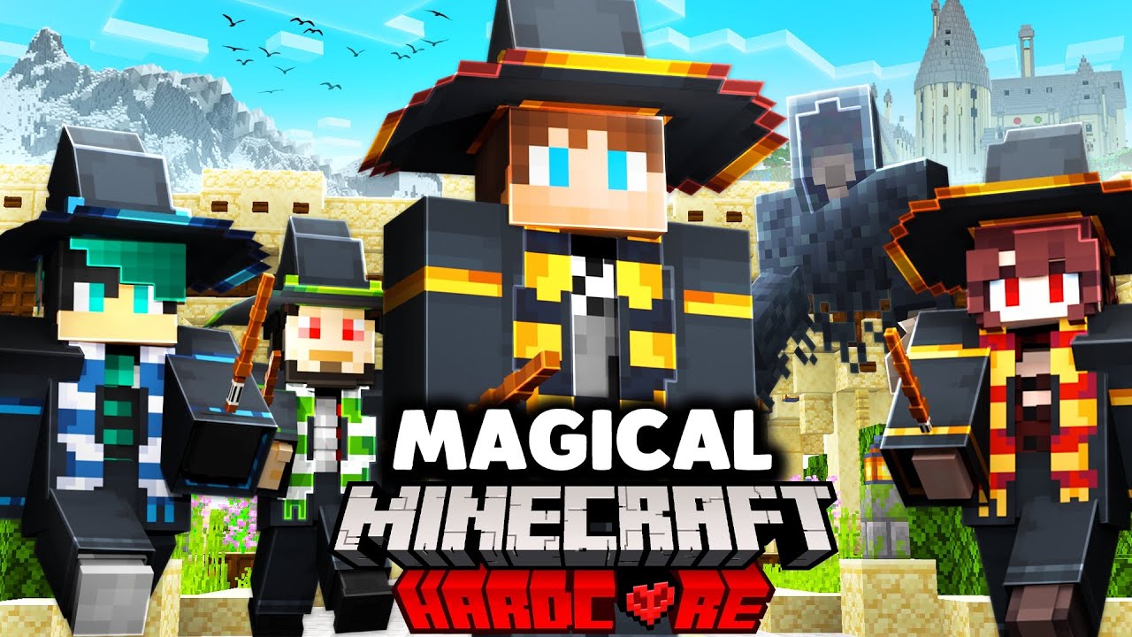 100 Players Simulate A MAGICAL Tournament In Hardcore Minecraft!