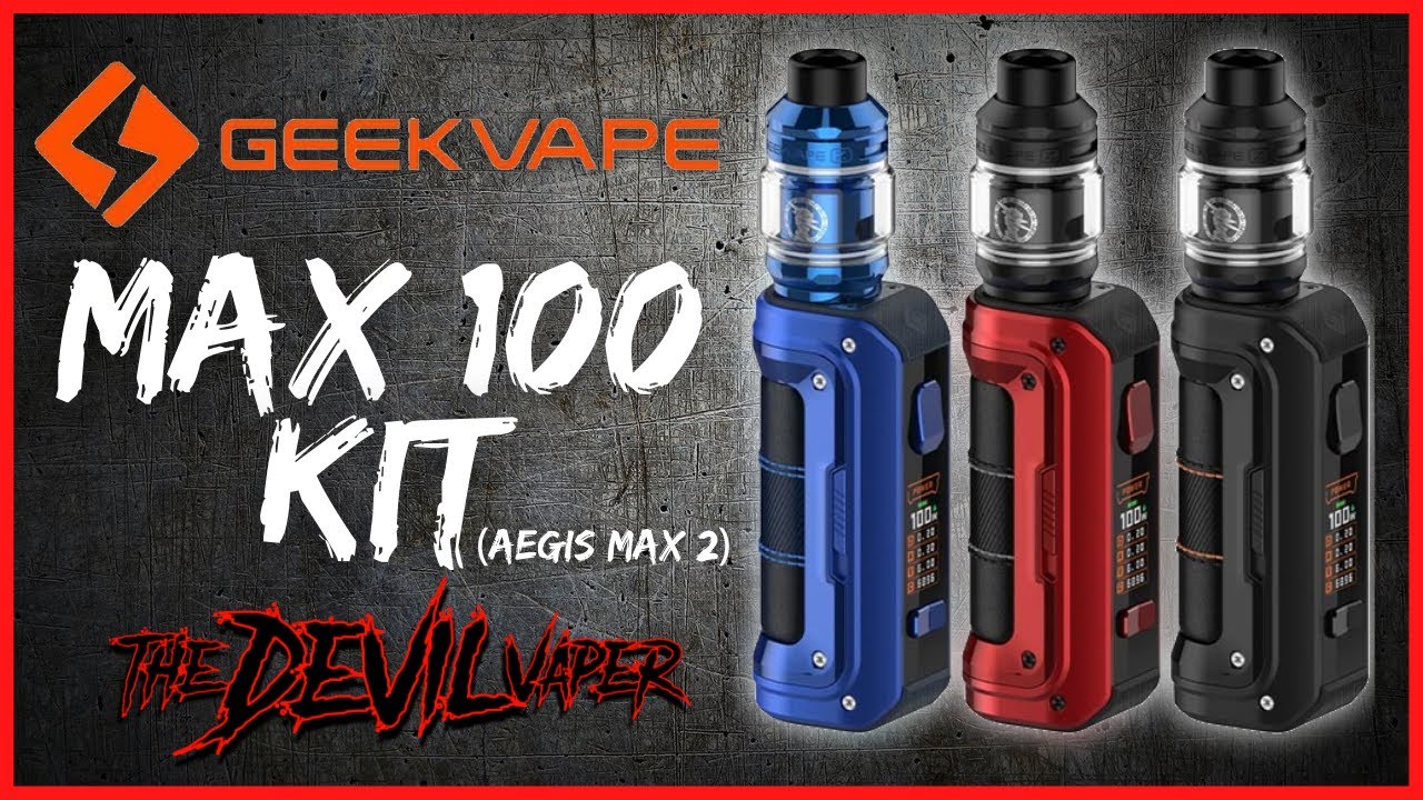 Max 100 21700 Kit by GeekVape - The New Aegis Max!