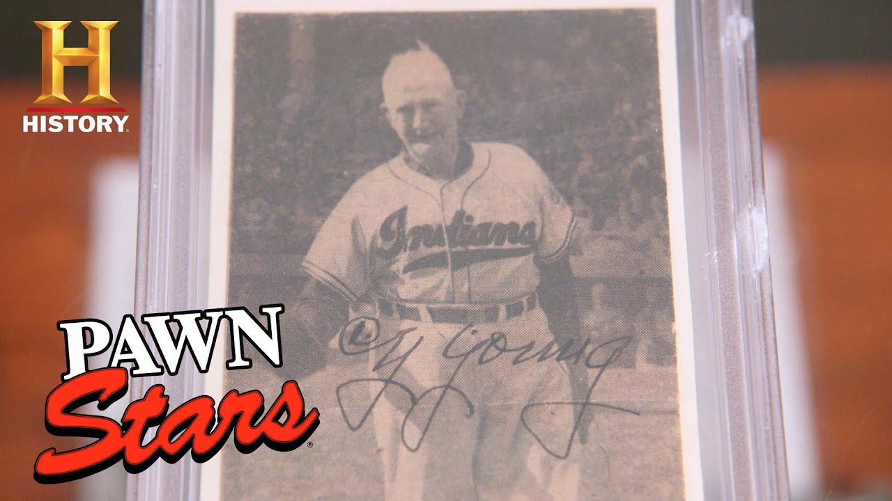 CHUMLEE'S BIG SWING for RARE SIGNED Cy Young Photograph (Season 17) | Pawn Stars