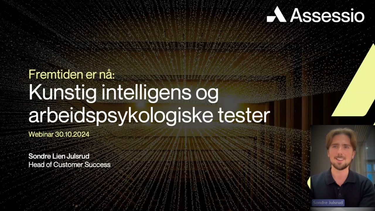 Kunstig intelligens og arbeidspsykologiske tester