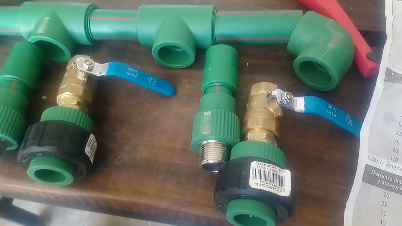 Cómo hacer un Colector de bajada de tanque de agua domiciliario en 32mm/25mm termofusion