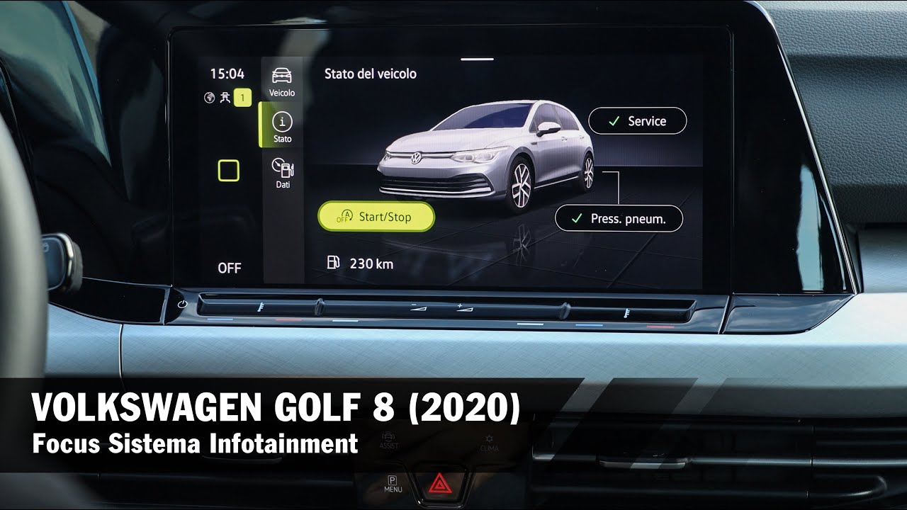 Volkswagen Golf 8 (2021) | Focus Sistema Infotainment (ENG SUBS)
