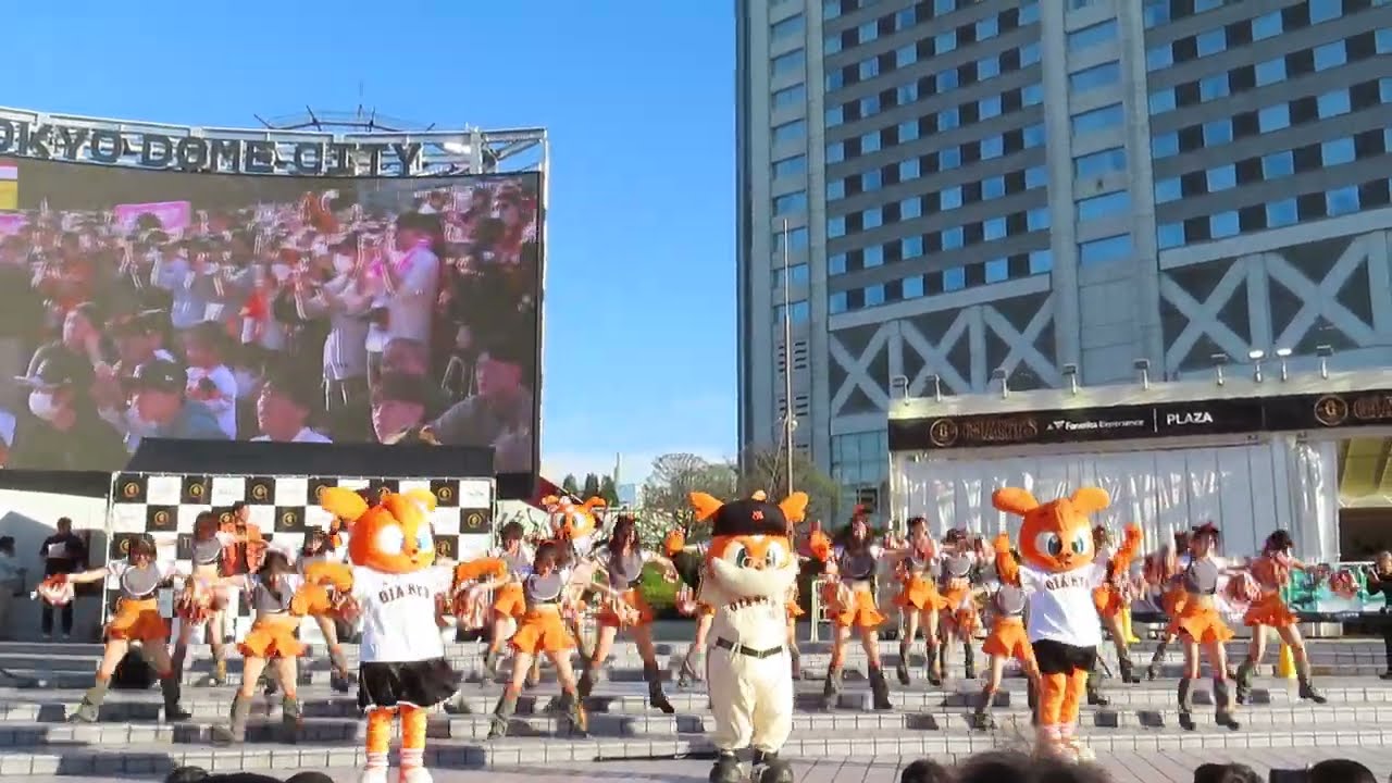 開幕戦!ジャイアンツスクエア【全ヴィーナス＆ジャビットの「闘魂こめて」】★2024年3/29 東京ドーム