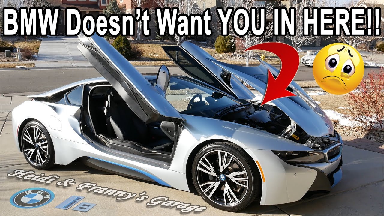 Why does BMW not want you to open the hood?? - BMW i8