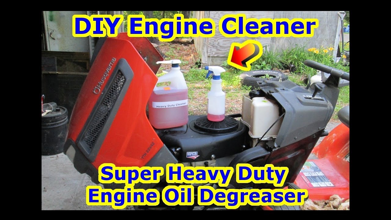 DIY Super Heavy Duty Cleaner - Oil Grease Grime Engine Degreaser Car Truck Motorcycle Tractor