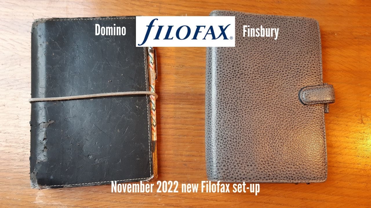 Moving from a Filofax Domino to a New Filofax Finsbury. My Set-up