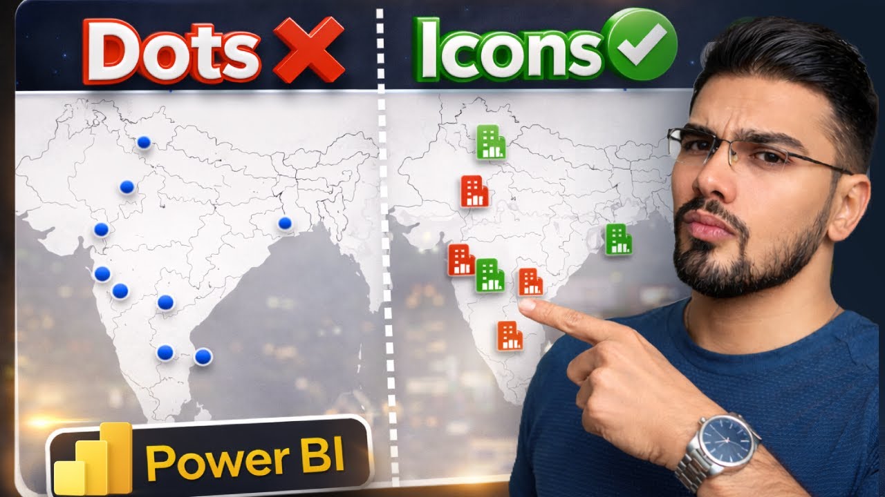 Stop Using Dots in Power BI Maps | Azure Maps Icons Explained