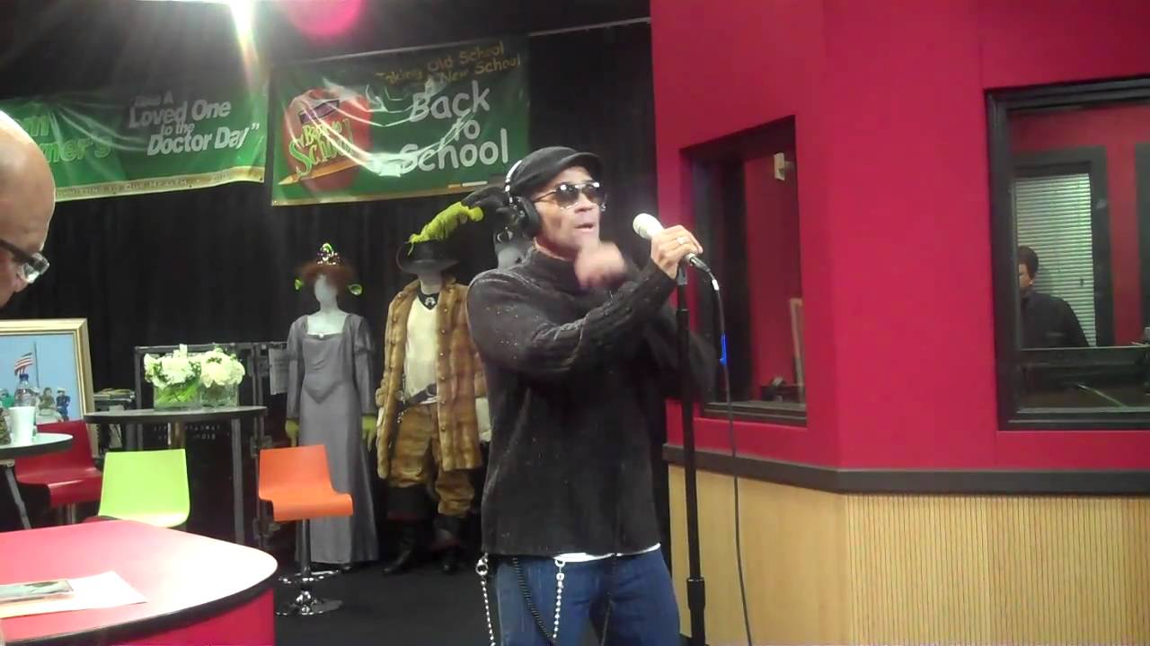 Eric Benet performs - You're The Only One - while visiting the Red Velvet Cake Studio.