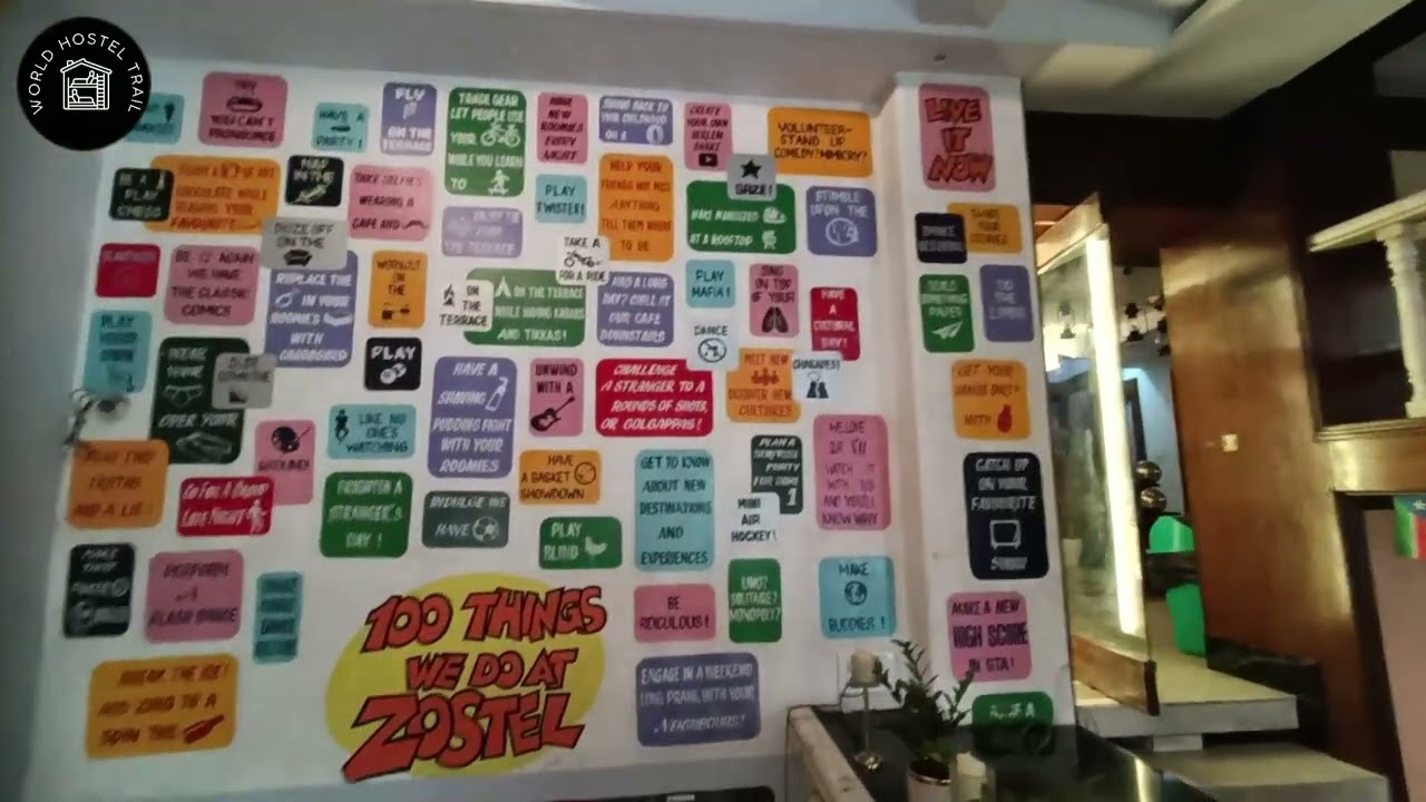 Review of Zostel Delhi, Paharganj | Backpacker hostel vlog | World Hostel Trail