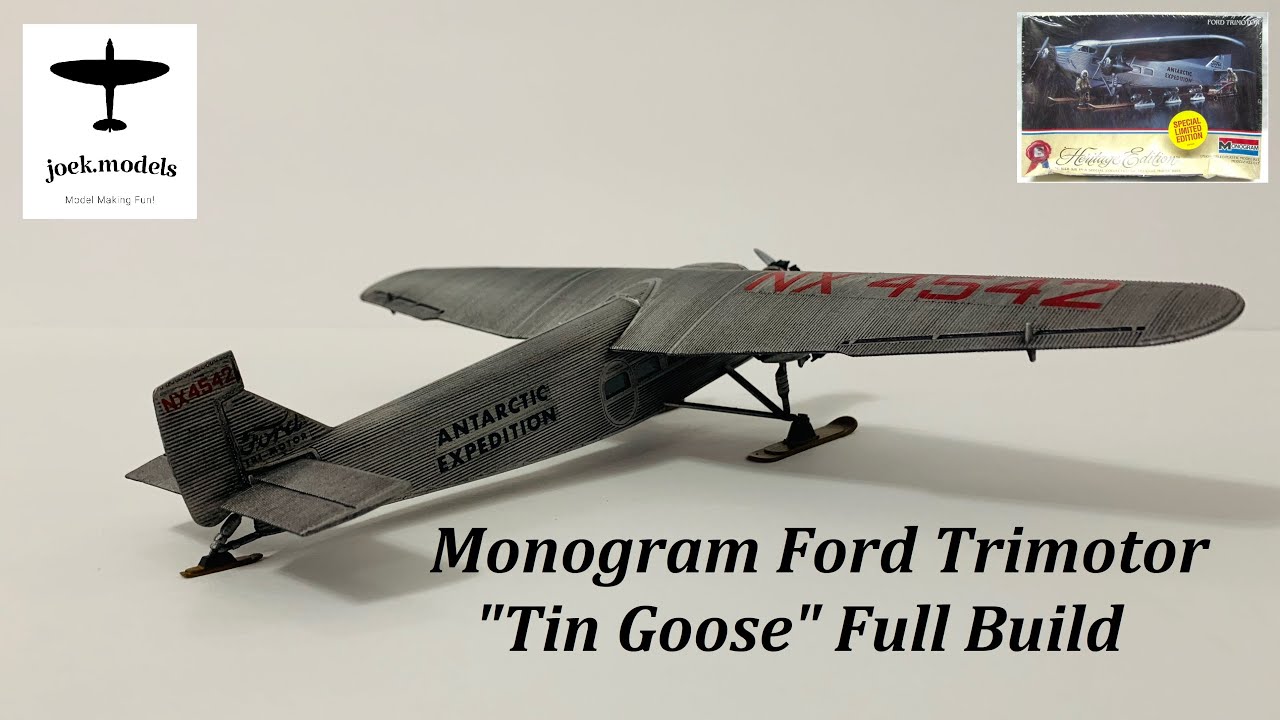 FULL VIDEO BUILD MONOGRAM Ford Trimotor 