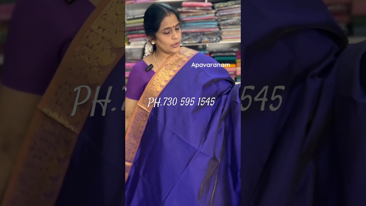 Vairavoosi semi silk cotton| Apavaranam| 