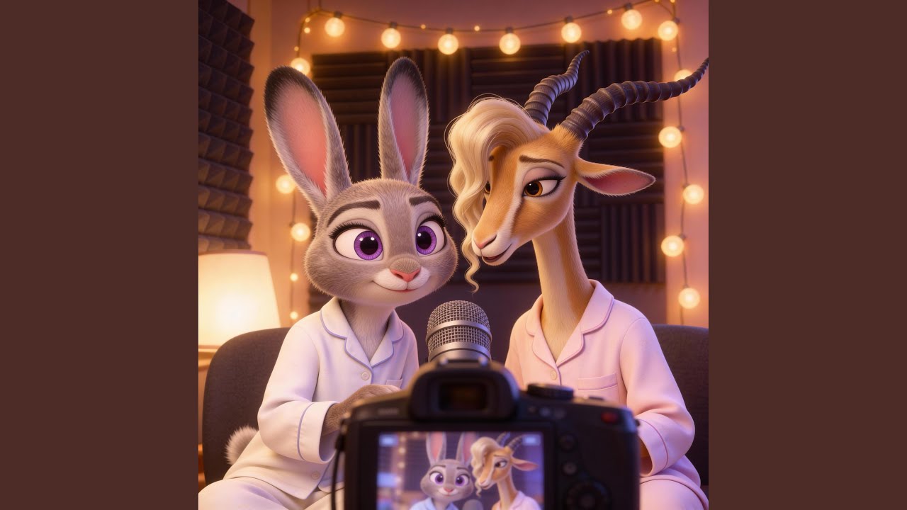 Gazelle's Lullaby: Starlit Hours of Zootopia