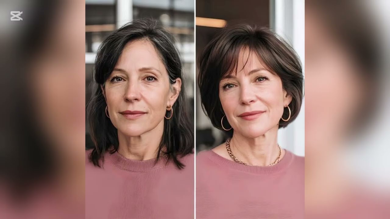 Cortes de Cabello Para Señoras Que Rejuvenecen 10 Años/Cambio de Look #look#moda#outfit#elegant 