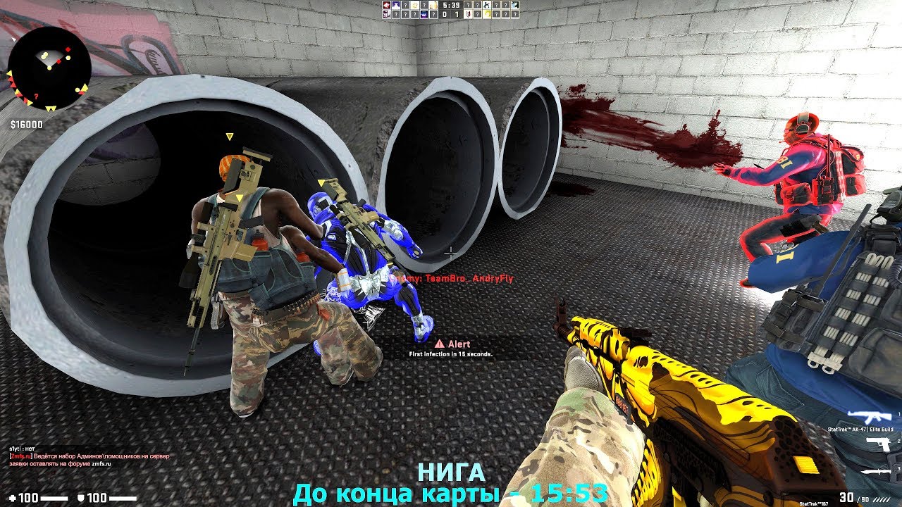 CSGO: Zombie Survival Mod - zm_Survival_Camp_v7 on ZMFS