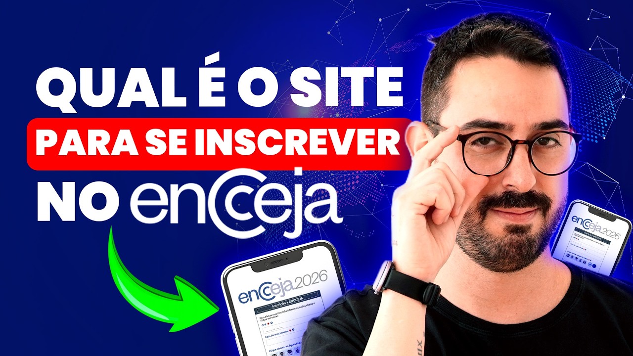 QUAL &Eacute; O SITE PARA SE INSCREVER NO ENCCEJA 2026?📢
