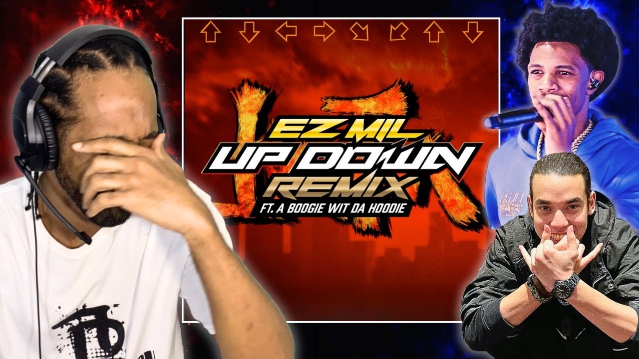 Ez Mil REMIX!? Ez Mil - Up Down Remix ft. A Boogie Wit Da Hoodie (Reaction)