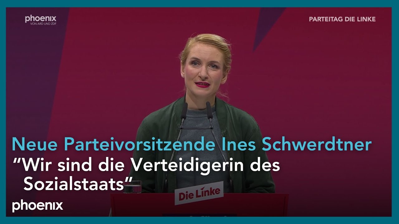 Rede der neuen Parteivorsitzenden der DIE LINKE Ines Schwerdtner | 20.10.24