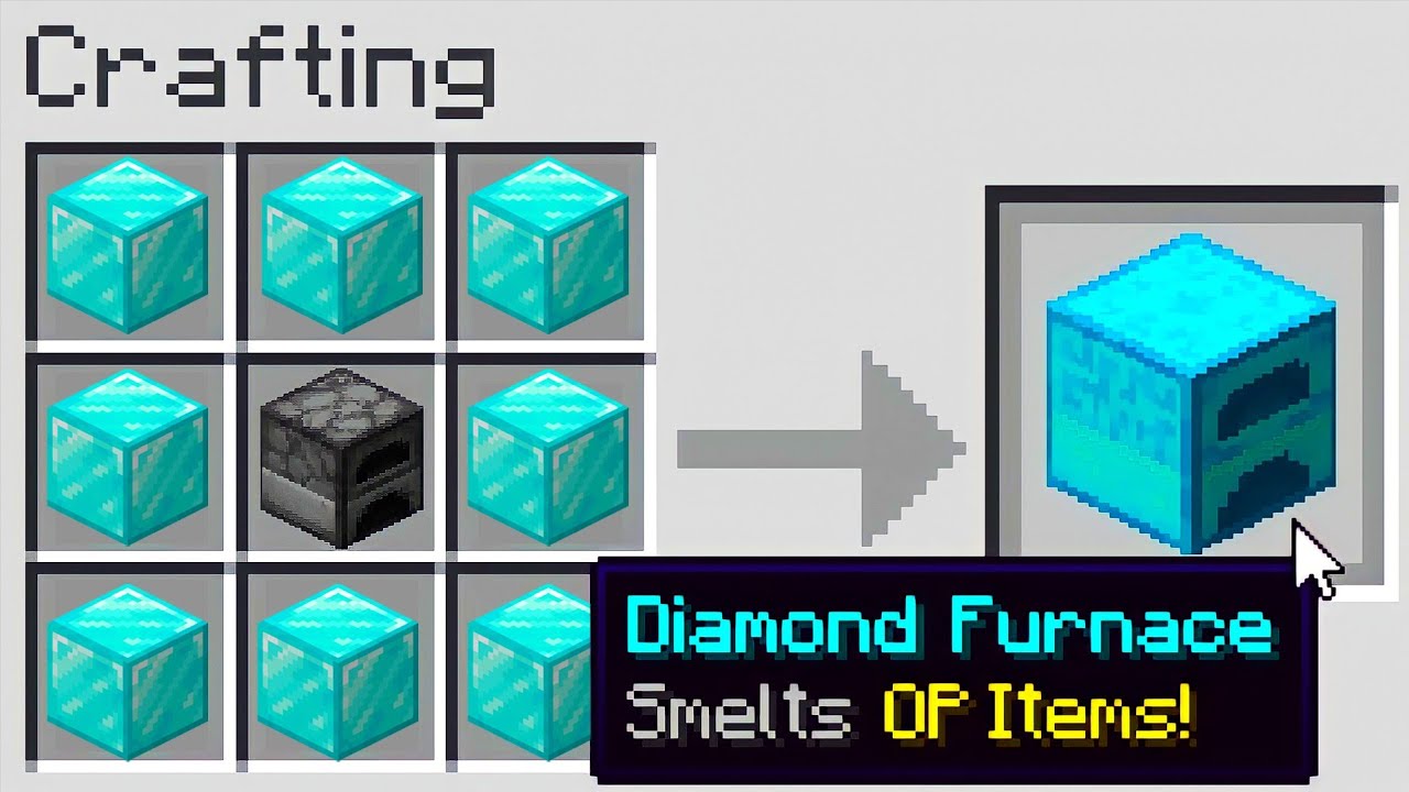 Minecraft, But you Can Craft Op Furnaces || Minecraft Mods || Minecraft gameplay