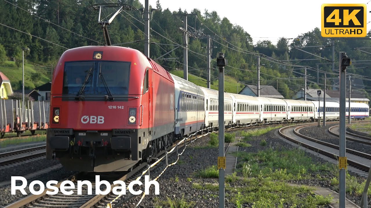 Osterreichisch Züge Vlog #151 - Rosenbach b.Villach Bahnhof 16.08.2023
