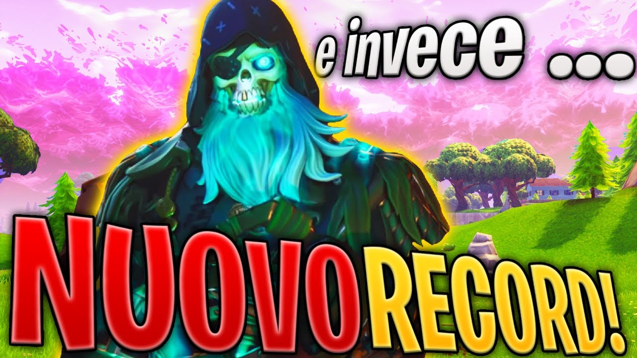 VOLEVO FARE IL RECORD DI KILL SU FORTNITE.. e invece