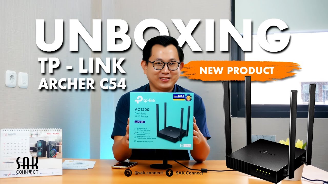 TP Link Archer C54 Dual-Band Wi-Fi Router - Unboxing & Review (New Product)