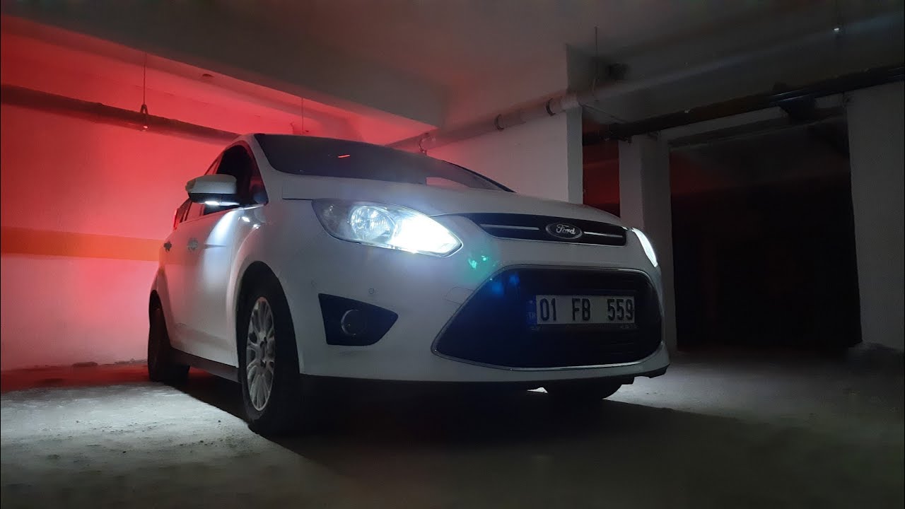 Ford Cmax Dikiz Ayna Altındaki Aydınlatmaların Led'e Dönüşümü - Aynaları Neden Sökemedik