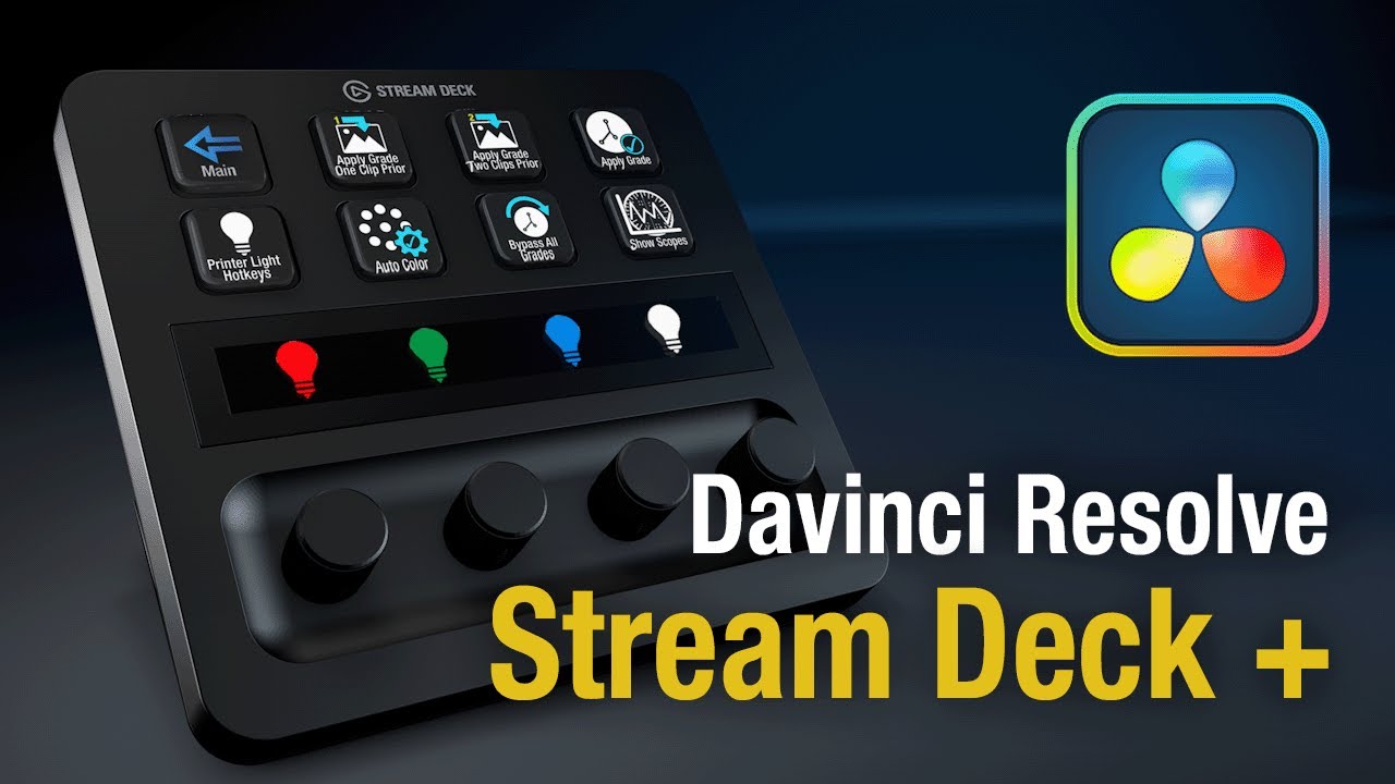 Davinci Resolve for Stream Deck +