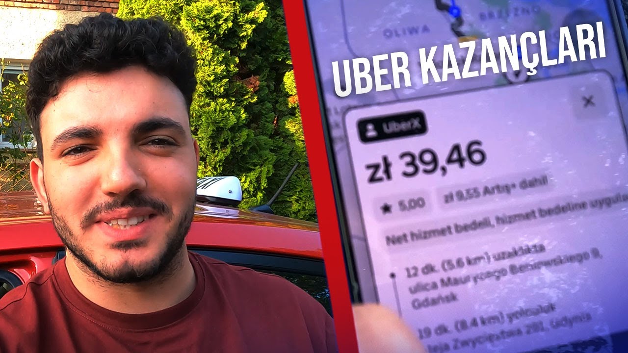 POLONYA UBER KAZANÇLARI -  LASTİĞİM PATLADI 2025 VLOG