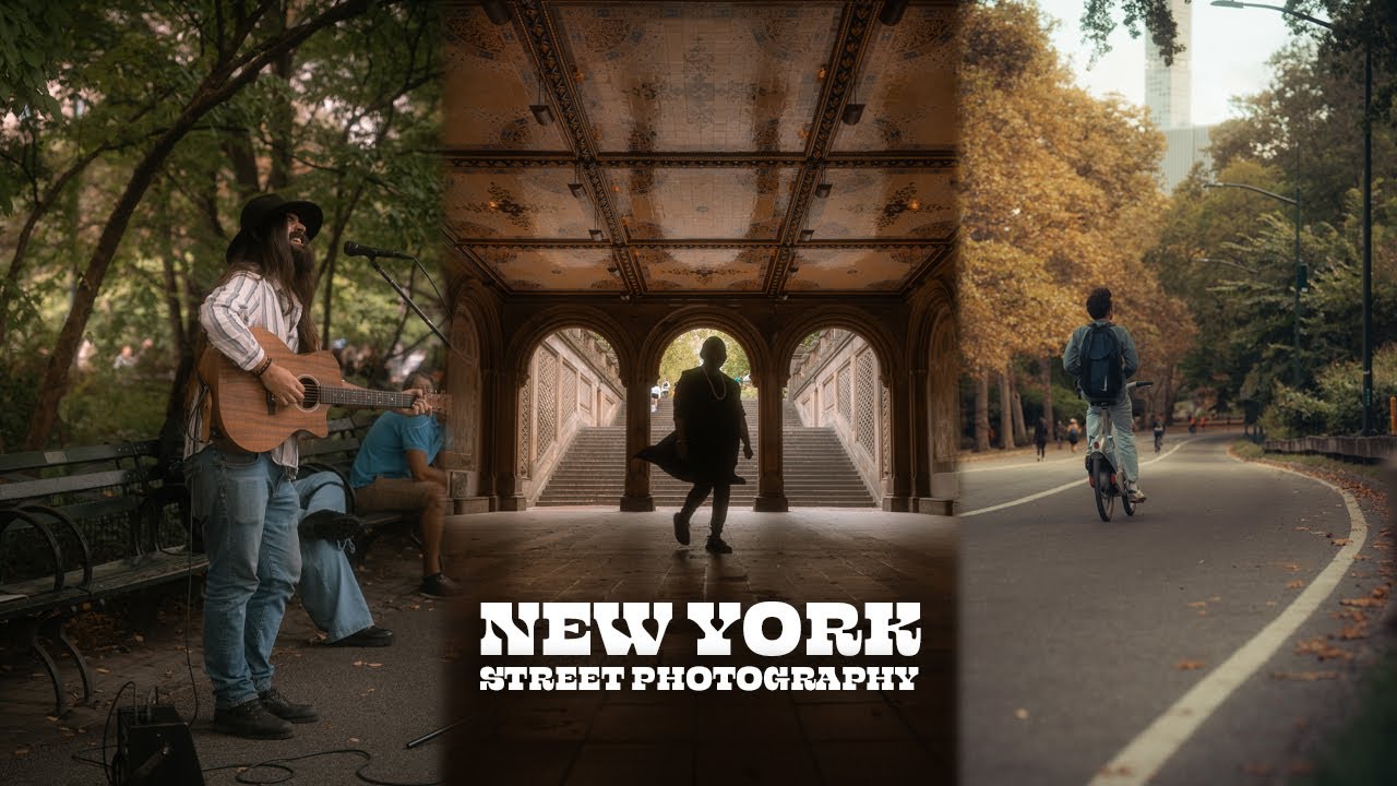 Расслабляющая уличная фотография Нью-Йорка // Центральный парк
