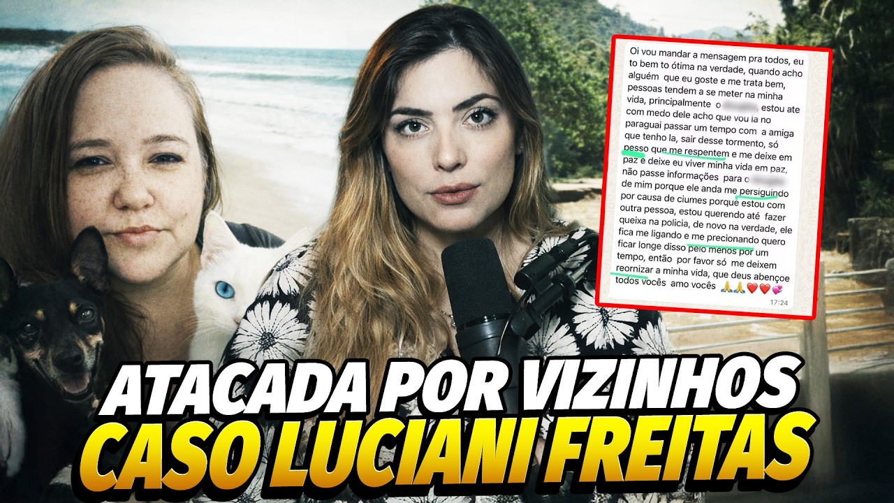 LUCIANI FREITAS: ATACADA POR VIZINHOS