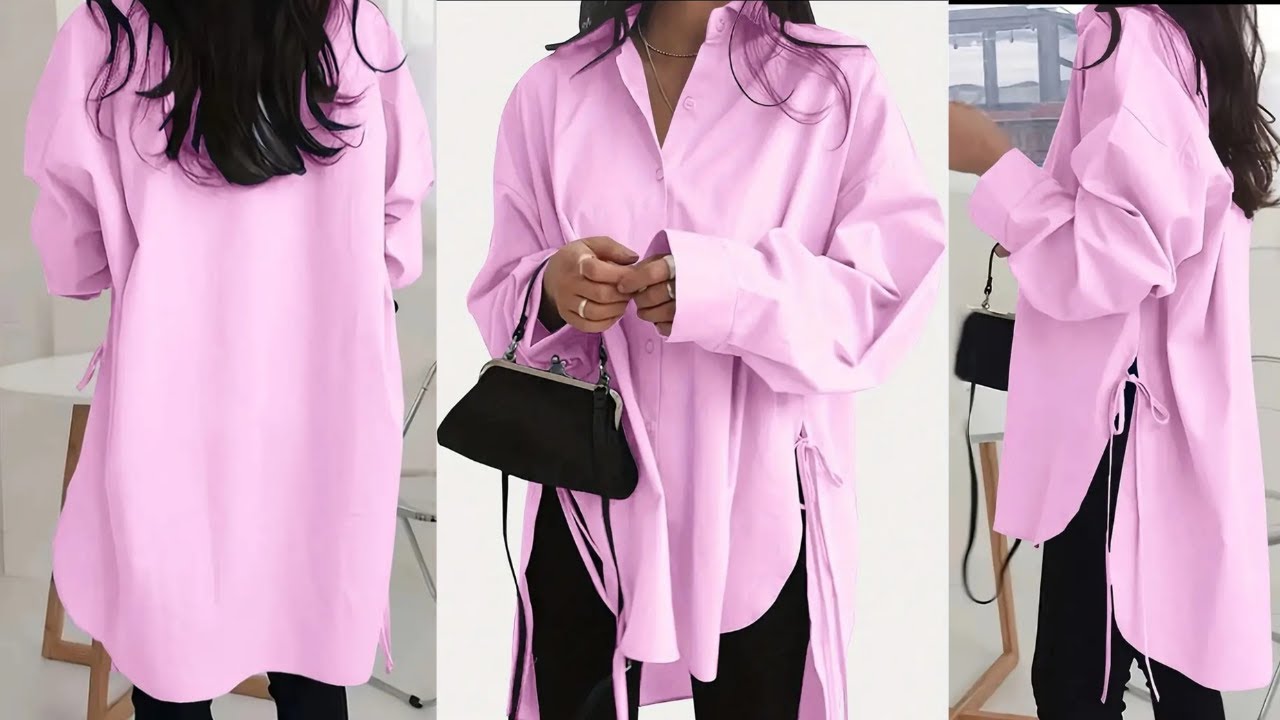 DIY: How to make an Oversized Summer/ Preggo High Low Shirt/ Chemise d'été/chemise de grossesse