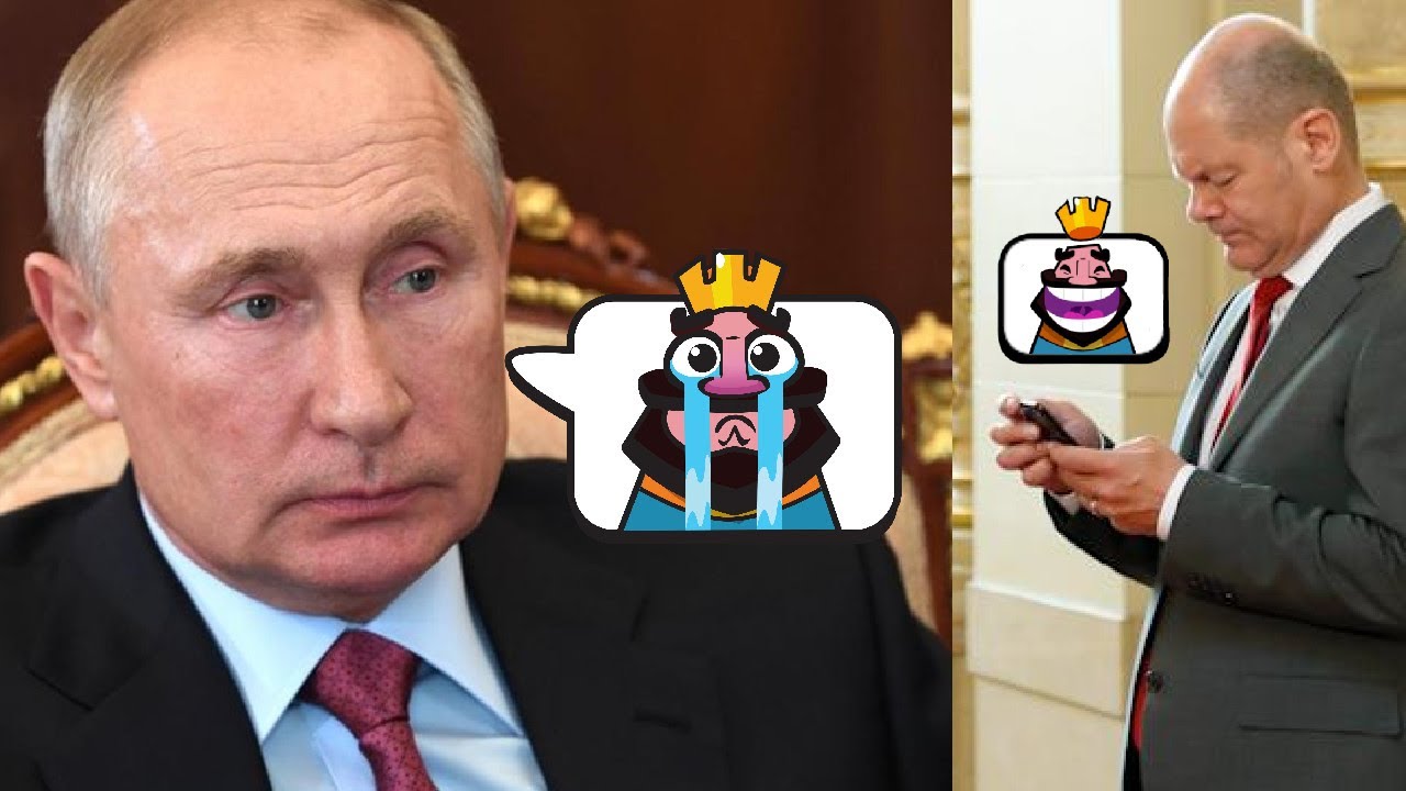 Olaf Scholz zerst&ouml;rt Putin in coc (Clash of Clans)
