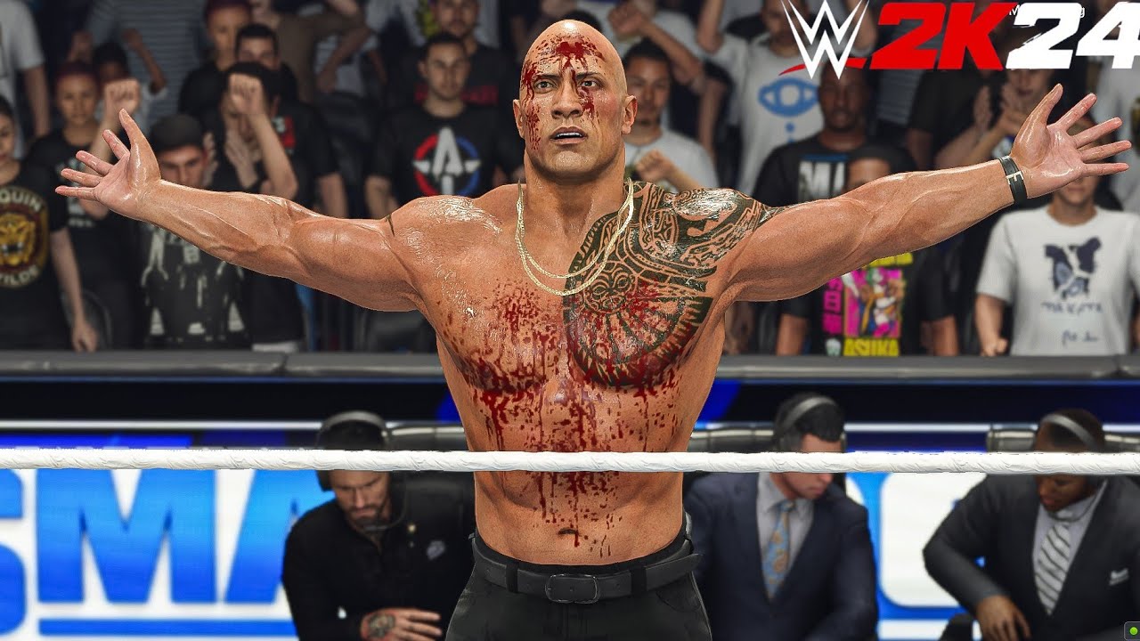 Final Boss Destroyed OTC Roman Reigns WWE 2K24 Gameplay #wwe2k24 #smackdown #wwe #therock #wwe2k