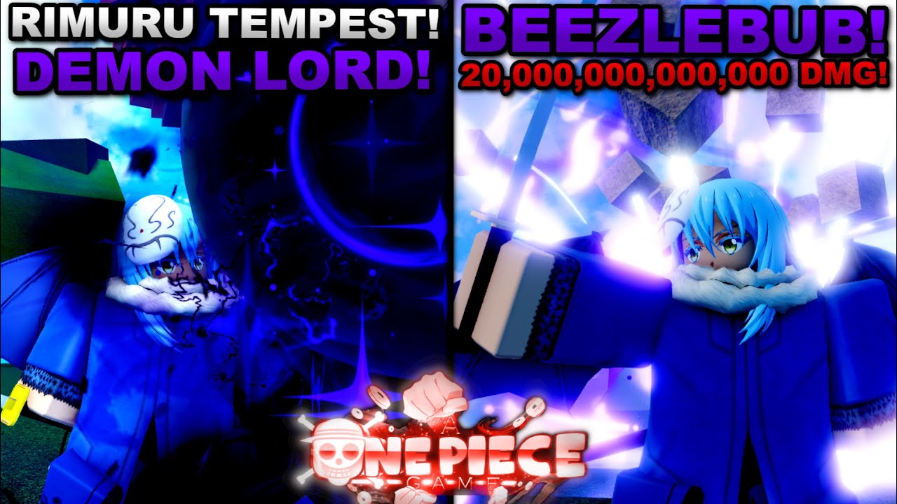 Becoming Rimuru Tempest (Reincarnated Slime) In A One Piece Game... Heres What Happened!
