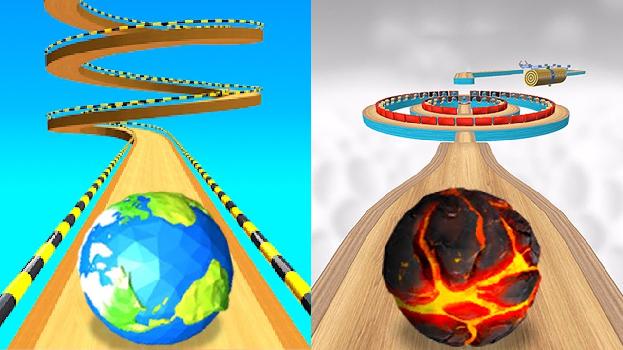 🛑 Going Balls VS Rolling Balance Ball,GyroSphere Trial,Space Rolling Balls,Action Balls Tiktok Game
