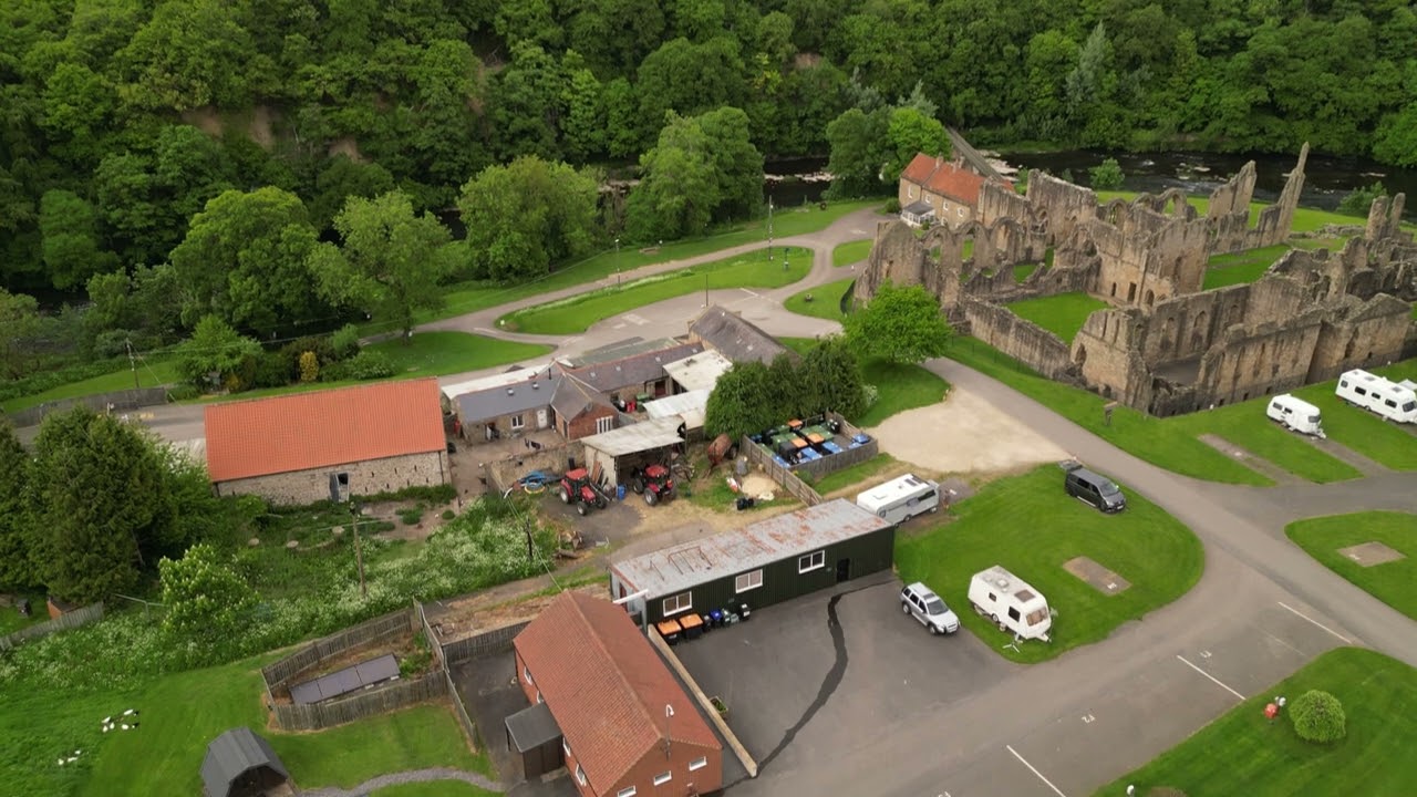 Finchale Abbey Caravan Park.