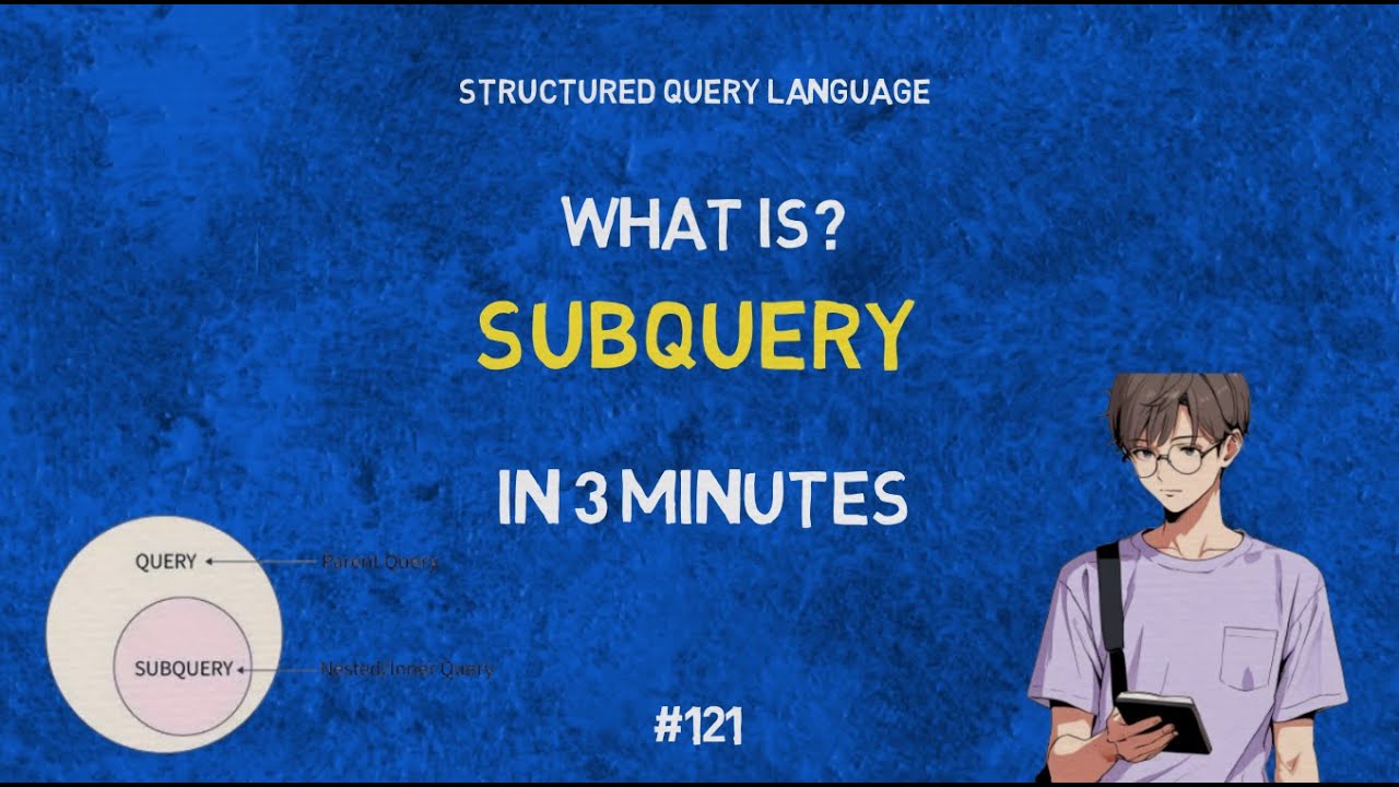 What is Subquery in SQL? | IN 3 MINUTES | Definition | Applications