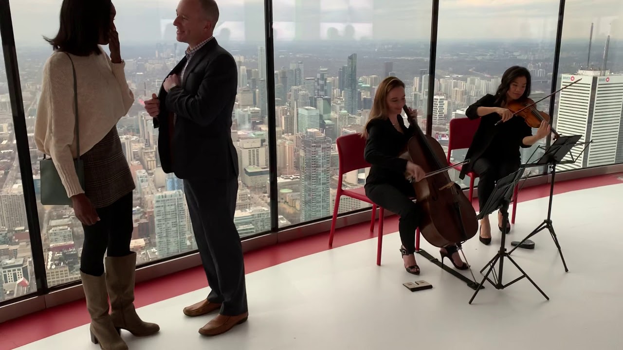 CN Tower marriage proposal