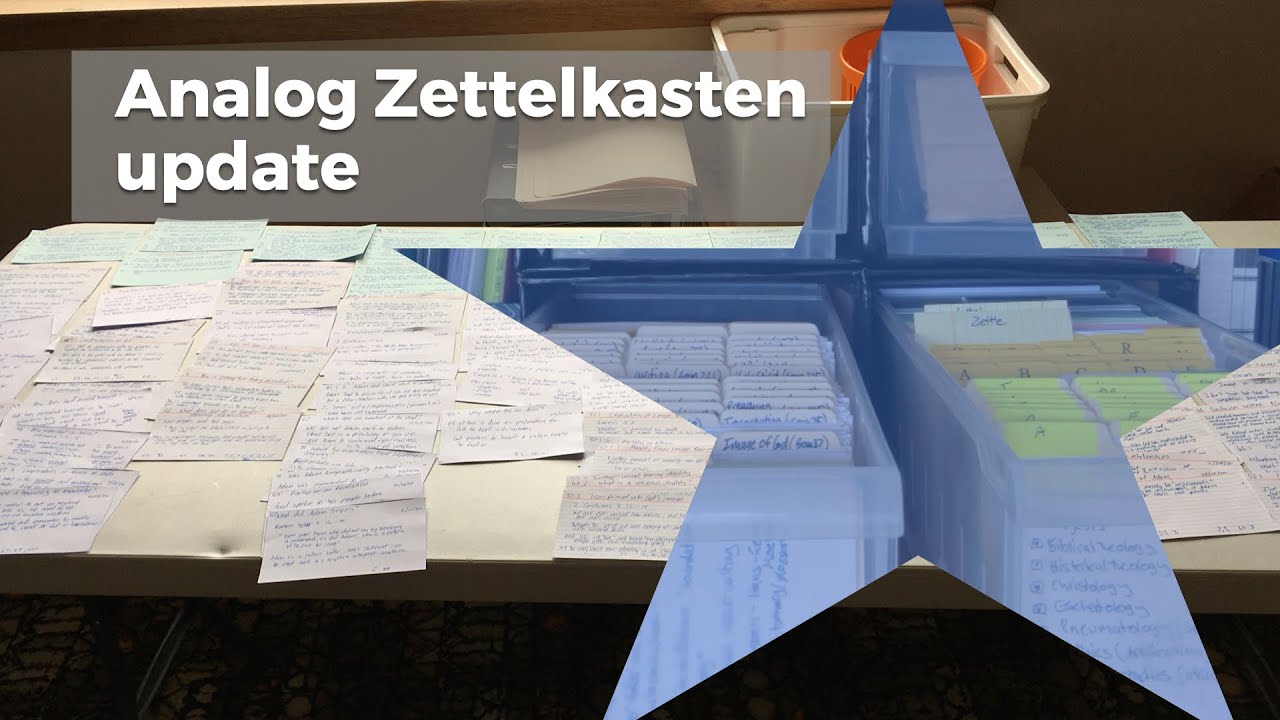 Analog Zettelkasten Update