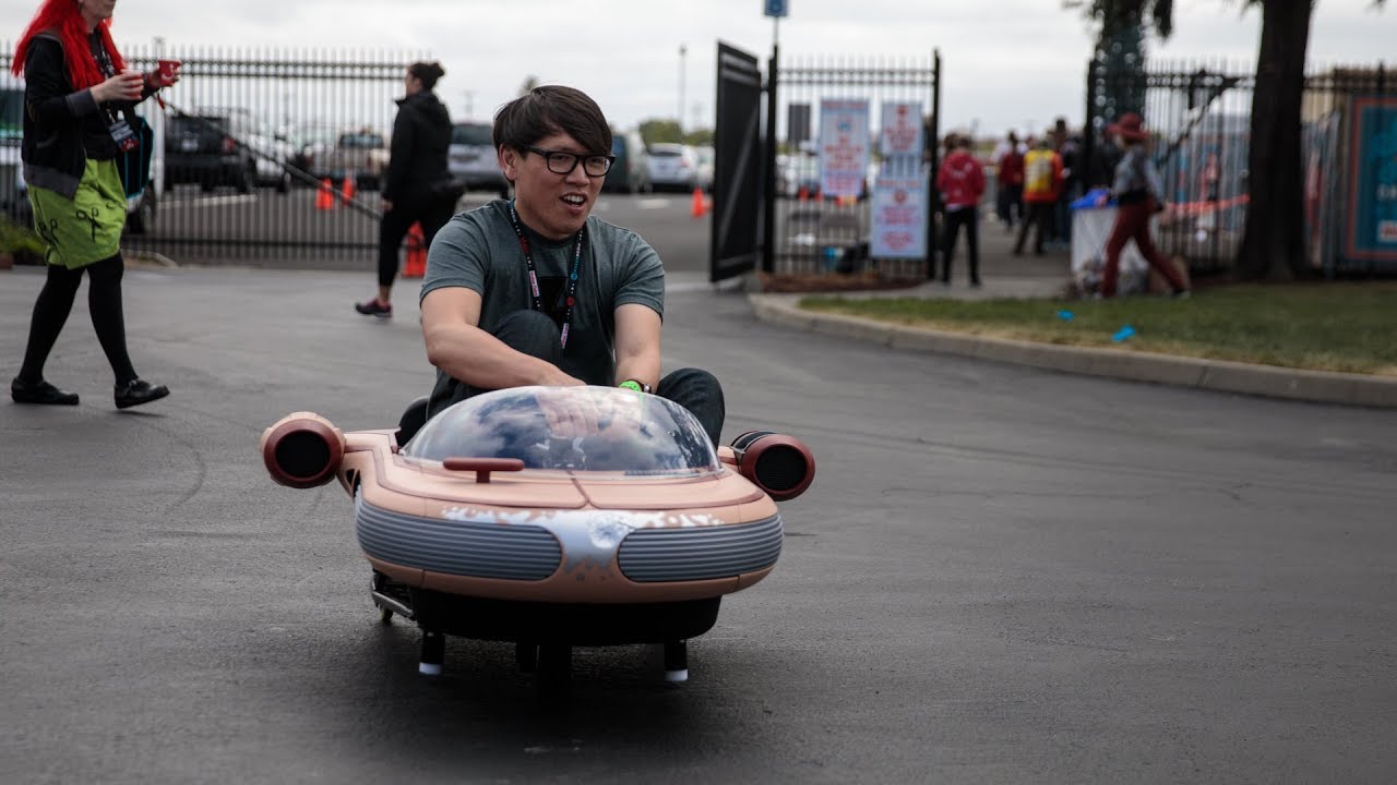 Hacked Star Wars Landspeeder Toy Car!