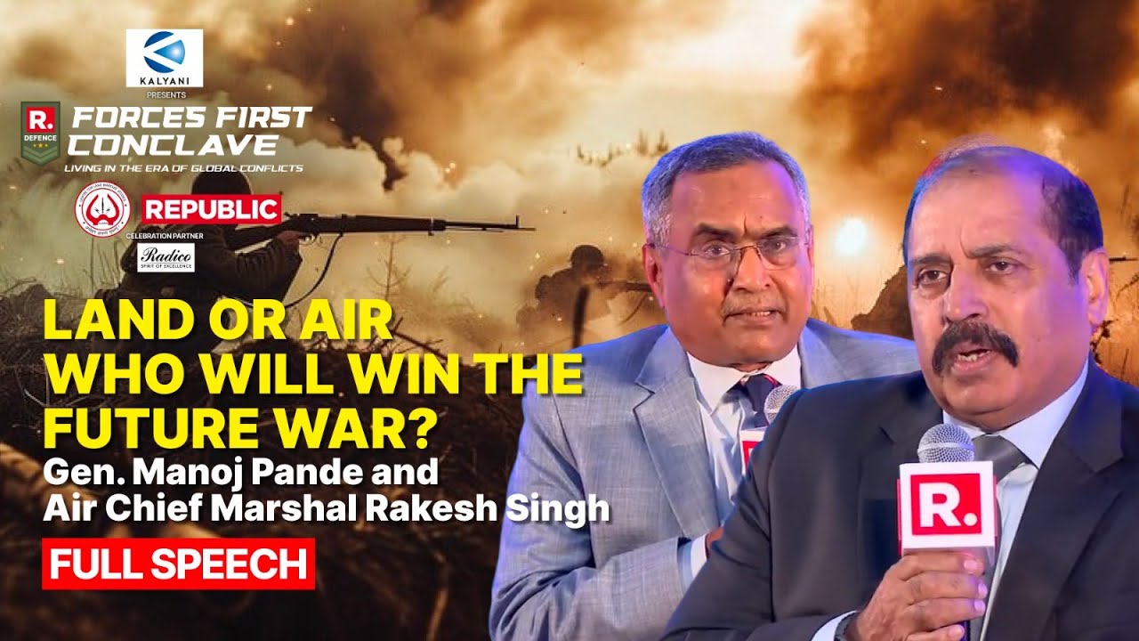 Gen. Manoj Pande and Air Chief Marshal Rakesh Singh Speak on Operation Sindoor ‘The New Normal’