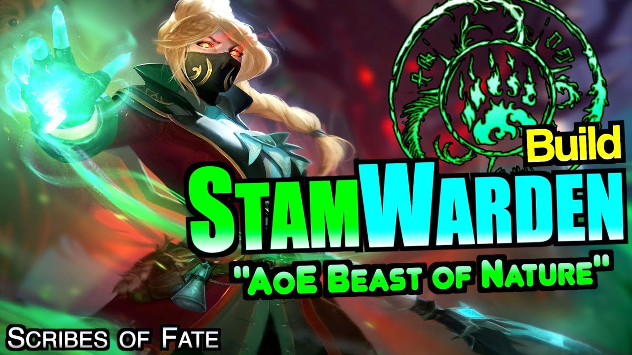 ESO PvP: Strong AoE Bomb and DoT Pressure StamWarden 1vX Build Tutorial (SoF) | 