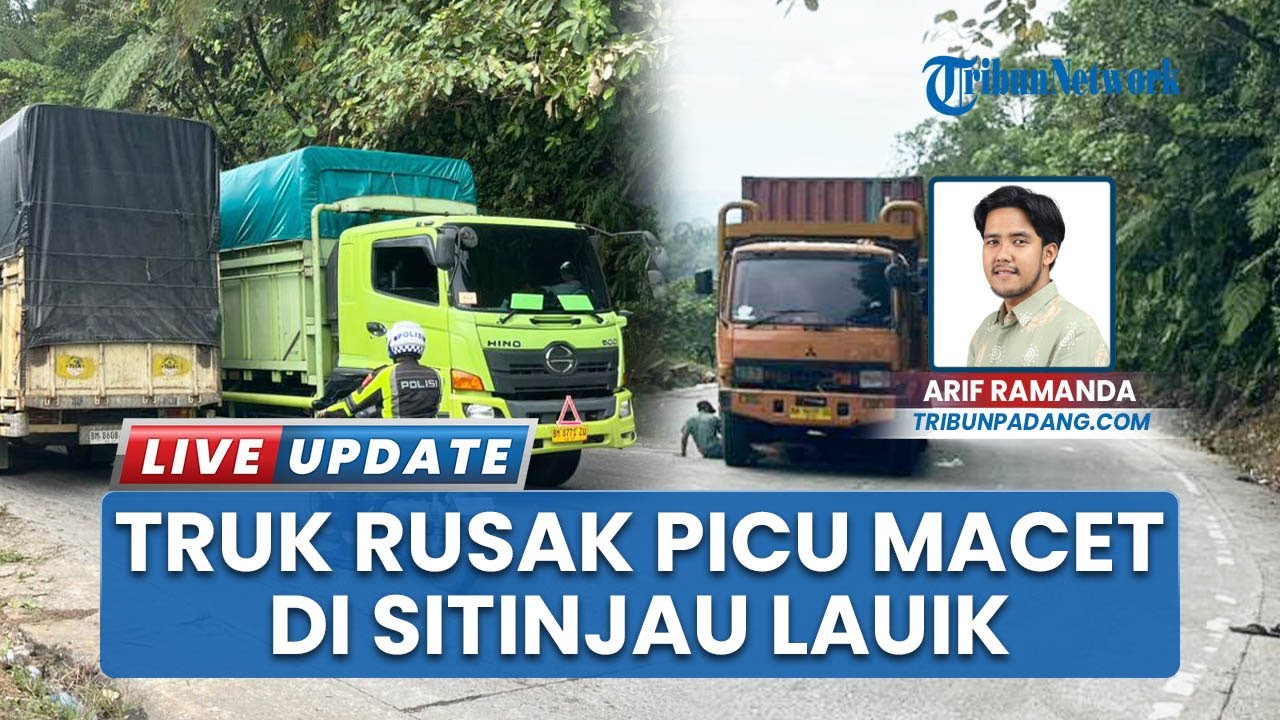 Jalur Sitinjau Lauik Padang Lumpuh Total gara-gara Truk Rusak, Mobil Alami Macet Panjang