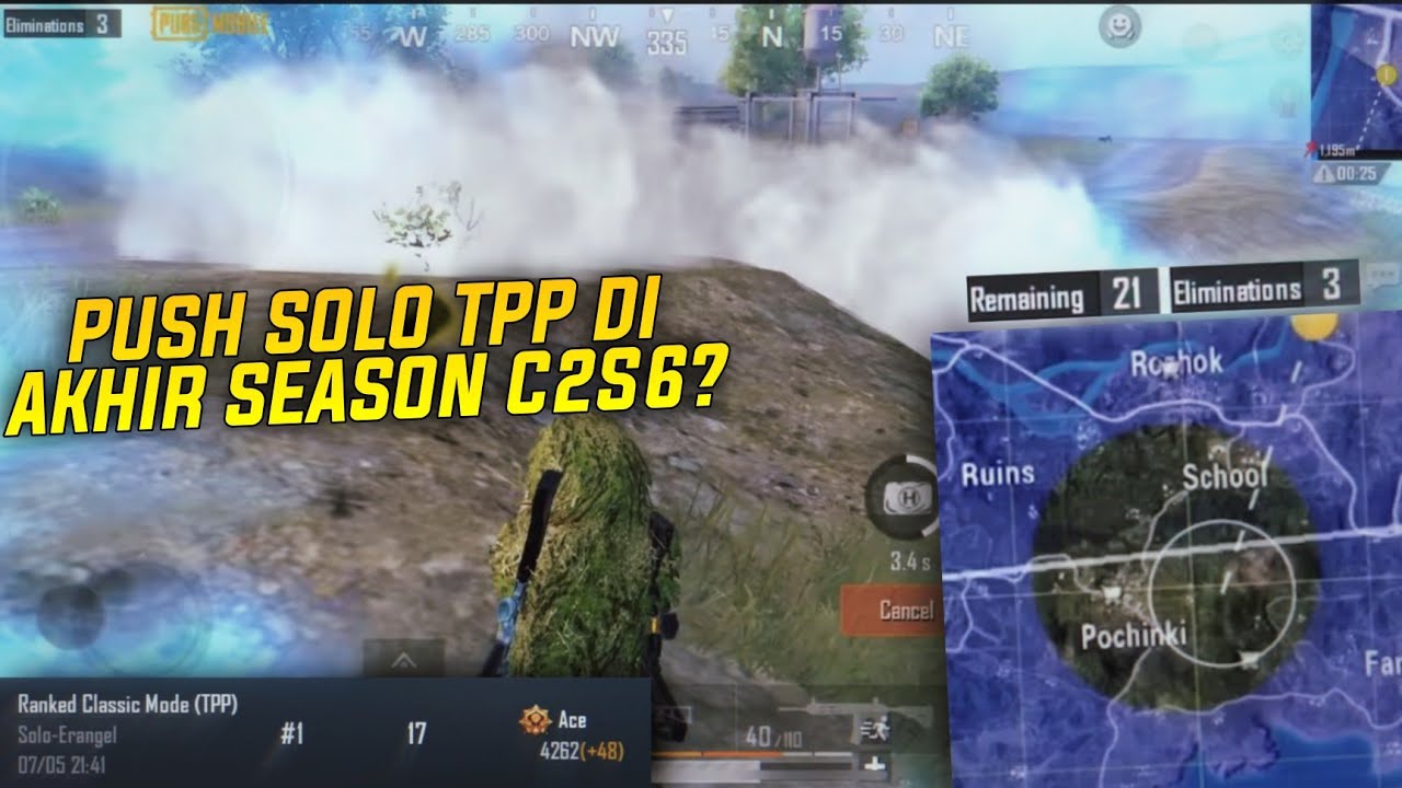 PUSH SOLO TPP DI AKHIR SEASON C2S6 LAST CIRCLE NYA AGAK LUMAYAN SERU?🤔 - 17 KILLS IN 1 MATCH