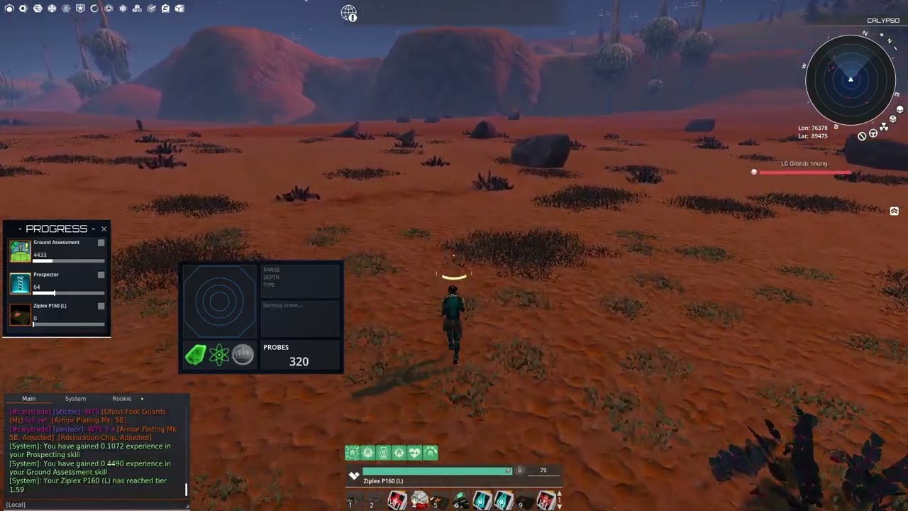 Entropia Universe P160 + d-class amp mining part 03