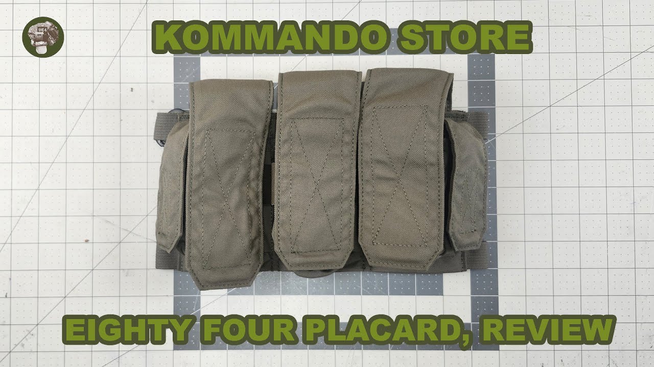 Табличка магазина Kommando Eighty Four, обзор