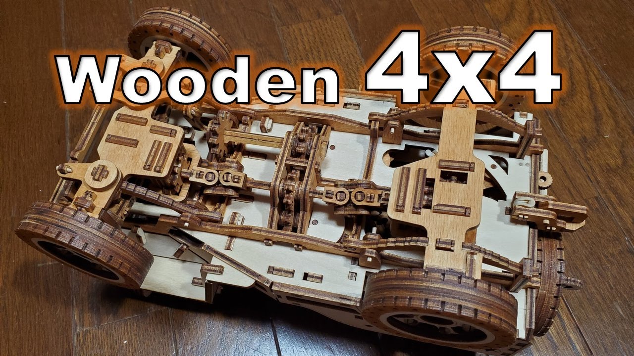 木製ジープを作る 3Dパズル【総集編】 Jeep Willys MB 