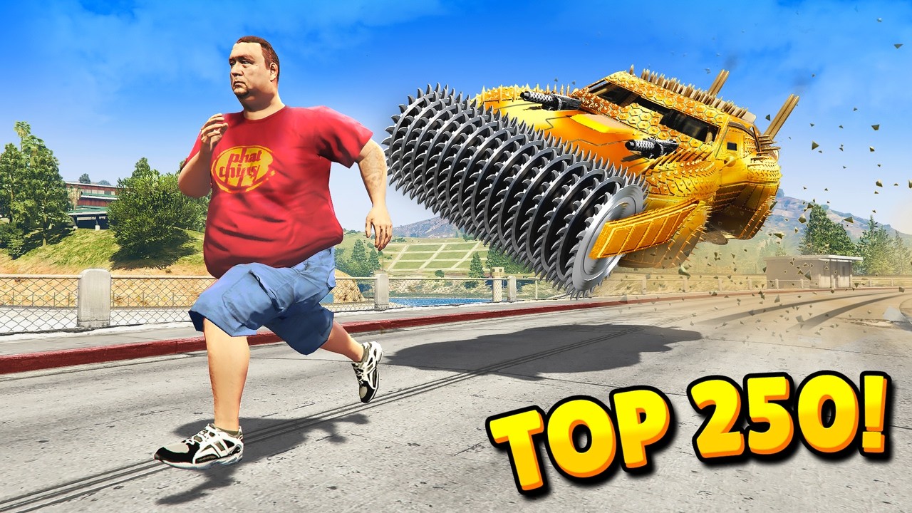 TOP 250 FUNNIEST FAILS IN GTA 5 (Part 6)