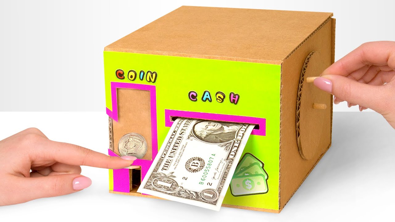 Cách Tiết Kiệm Tiền Nhanh Chóng: DIY Heo Đất Giữ Tiền Mặt Và Tiền Xu