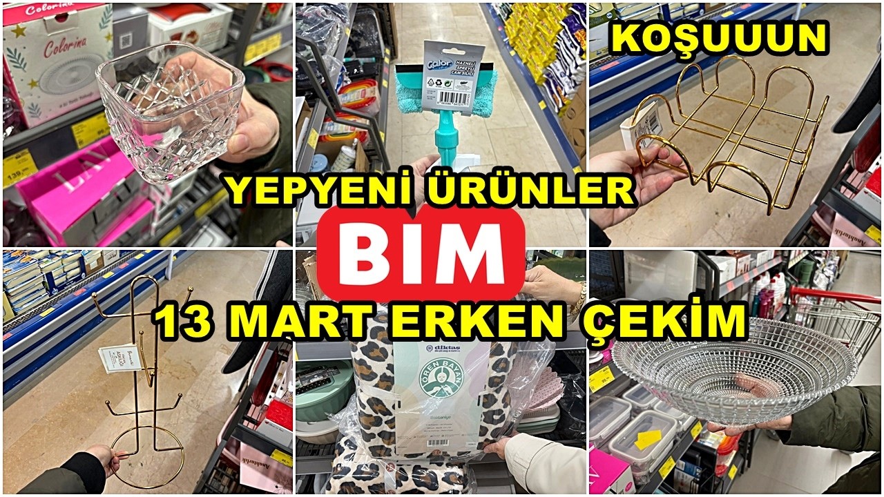 BİME KOŞUN GELDİ HEMEN ALDIK💃BİM 13 MART 2026 CUMA💃/GERÇEK İLK VE TEK ERKEN ÇEKİM❗️/YEPYENİ ÜRÜNLER/